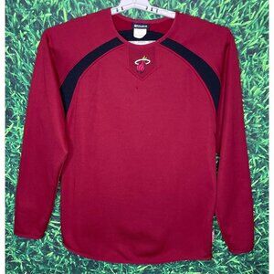 Miami Heat NBA Basketball Men’s Medium Long Sleeve Pullover Fleece Lined Shirt